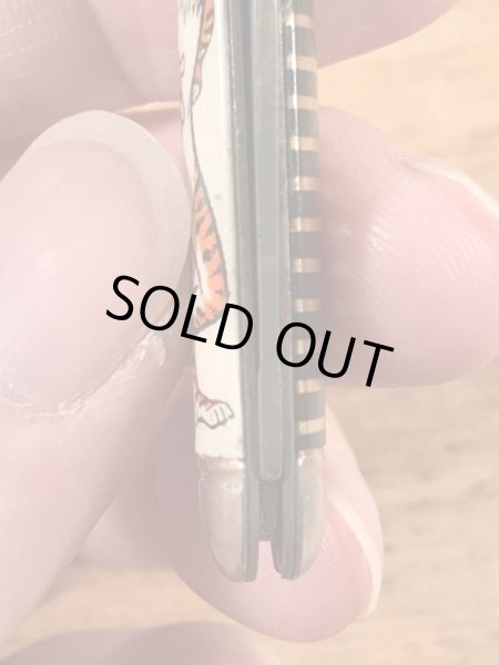 企業キャラクターのエクソンタイガーの50〜60年代ビンテージポケットナイフ