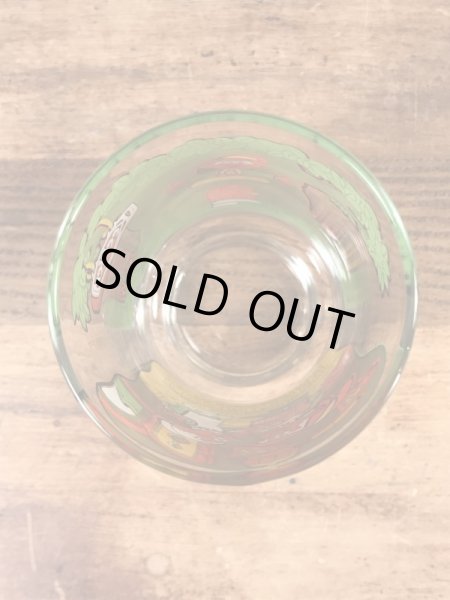 企業キャラクターのキーブラーの80年代ビンテージガラスコップ