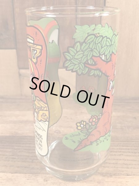 アドバタイジングキャラクターのキーブラーの80’sヴィンテージグラス