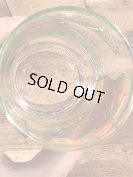 企業キャラクターのキーブラーの80年代ビンテージガラスコップ