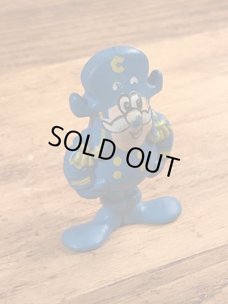 企業キャラクターのキャプテンクランチの80年代ビンテージPVCフィギュア