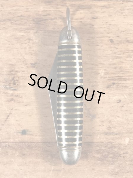 アドバタイジングキャラクターのエクソンタイガーの50〜60’sヴィンテージ折り畳みナイフ