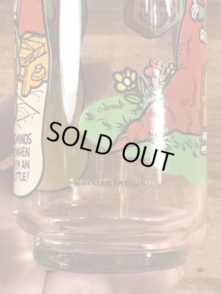 アドバタイジングキャラクターのキーブラーの80’sヴィンテージグラス