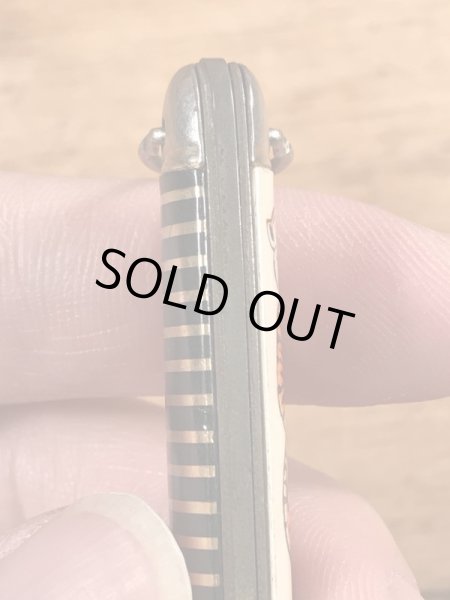 アドバタイジングキャラクターのエクソンタイガーの50〜60’sヴィンテージ折り畳みナイフ