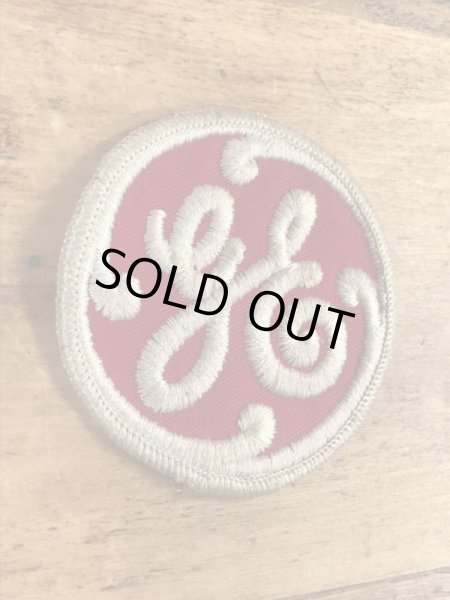 ゼネラルエレクトリックの“GE”の70年代ビンテージワッペン