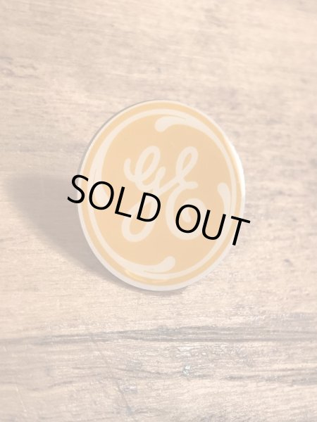 ゼネラルエレクトリックの“GE”の80年代ビンテージピンバッジ