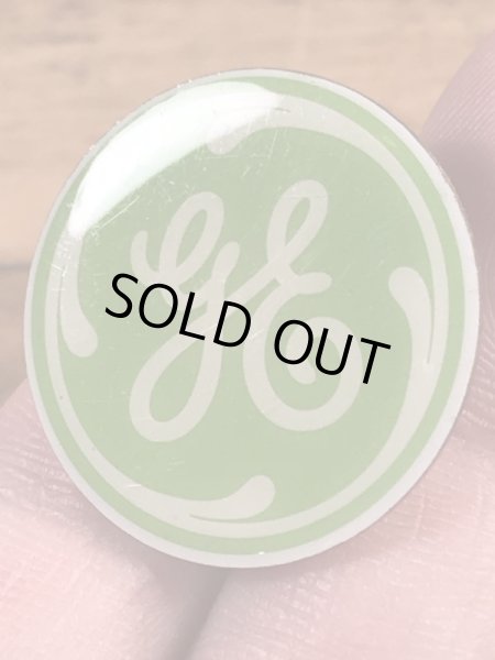 ゼネラルエレクトリックの“GE”の80年代ビンテージピンバッジ