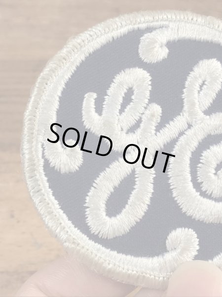 ゼネラルエレクトリックの刺繡の70年代ビンテージワッペン