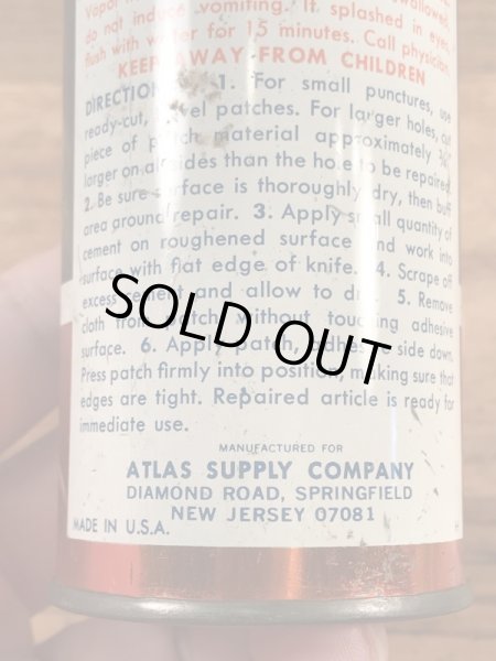 Atlas Supply社製のチューブリペアキットの40〜50’sヴィンテージTin缶