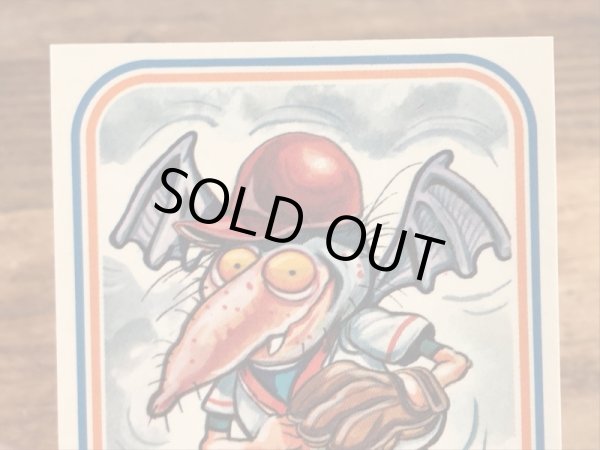 LEAF社製のベースボールモンスターの80年代ビンテージシールカード