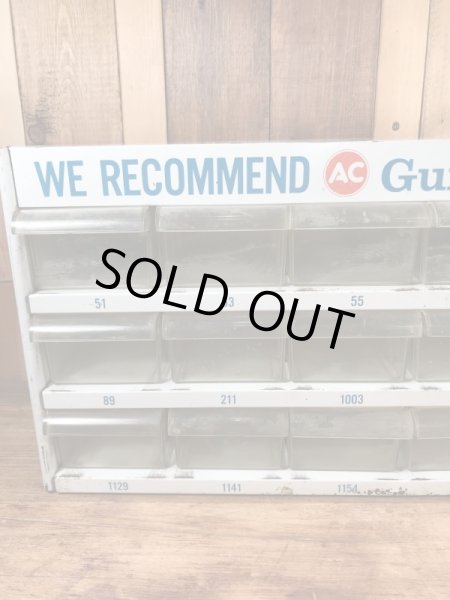 ACスパークプラグの店頭用の50〜60年代ビンテージディスプレイケース