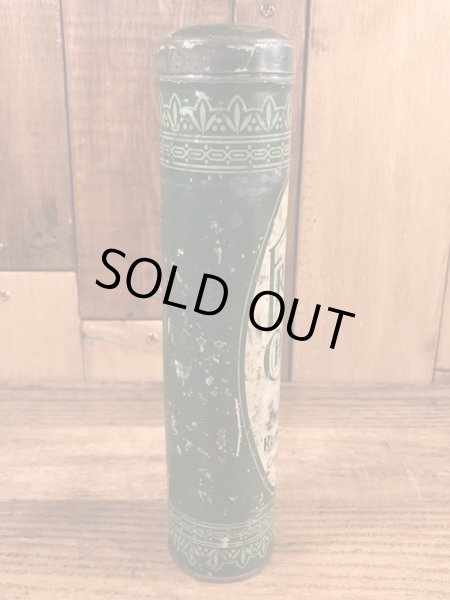 The Fisk Rubber社製のチョークの粉が入っていた30年代ビンテージブリキ缶