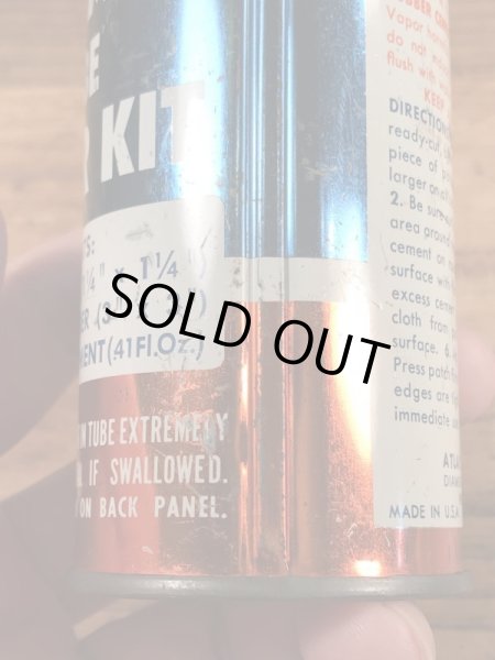 Atlas Supply社製のチューブリペアキットの40〜50’sヴィンテージTin缶