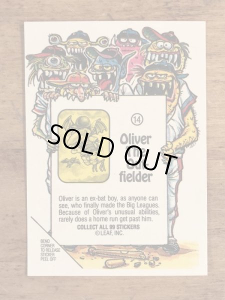 LEAF社製のBaseball Awesome All Starsの80’sヴィンテージステッカーカード