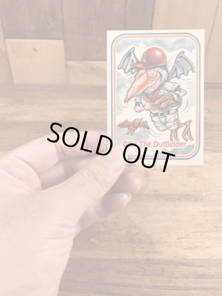 LEAF社製のベースボールモンスターの80年代ビンテージシールカード