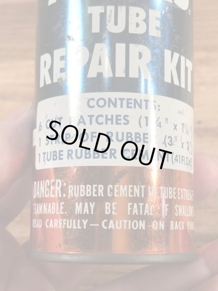 Atlas Supply社製のチューブリペアキットの40〜50’sヴィンテージTin缶