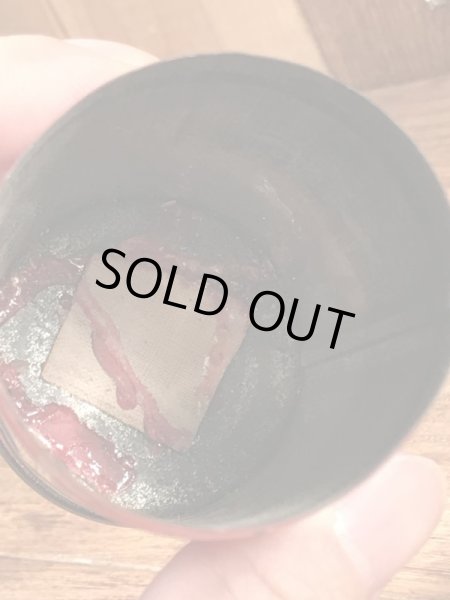 ファイヤーストーンのタイヤチューブのリペアキットが入っていた40〜50年代ビンテージブリキ缶