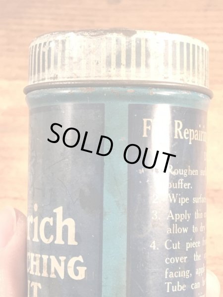 BFグッドリッチのチューブリペアキットが入っていた40〜50年代ビンテージブリキ缶