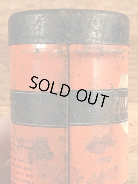 画像15: Sears Roebuck And Co “Cross Country” Tube Repair Kit Tin Can　シアーズローバックス　ビンテージ　ブリキ缶　40〜50年代 (15)