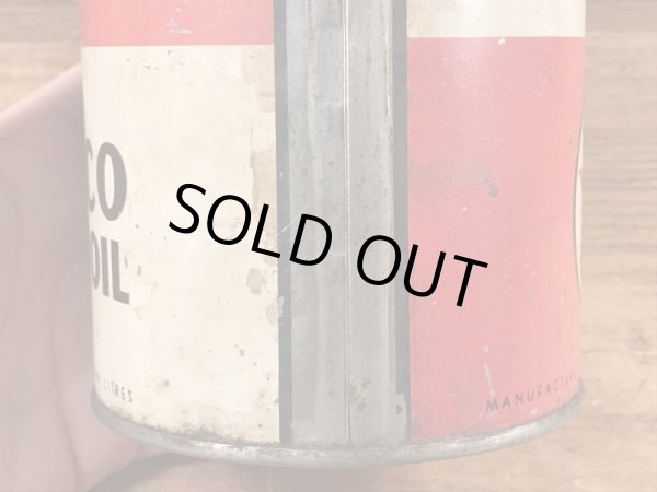 Texacoのモーターオイルの40〜50’sヴィンテージTin缶