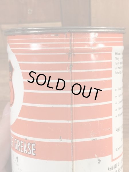 フィリップス66のマルチパーパスグリスが入っていた50年代ビンテージブリキ缶