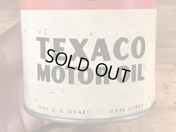 Texacoのモーターオイルの40〜50’sヴィンテージTin缶