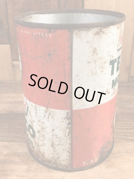 Texacoのモーターオイルの40〜50’sヴィンテージTin缶