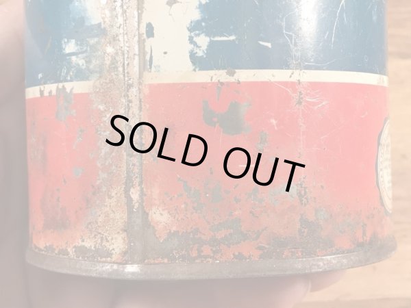 モーターオイルのPremium Lubricantが入っていた50’sヴィンテージTin缶