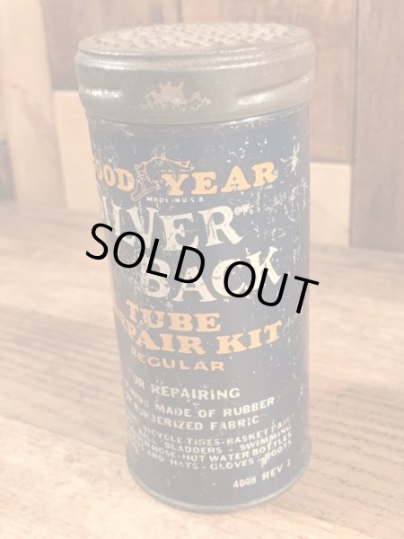 Good Yearのタイヤチューブのリペアキットが入っていた40〜50’sヴィンテージTin缶