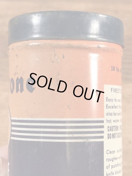 Firestoneのタイヤチューブのリペアキットが入っていた40〜50’sヴィンテージTin缶