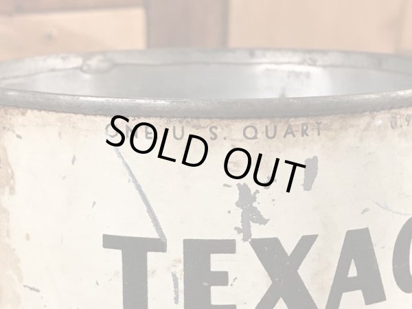 Texacoのモーターオイルの40〜50’sヴィンテージTin缶