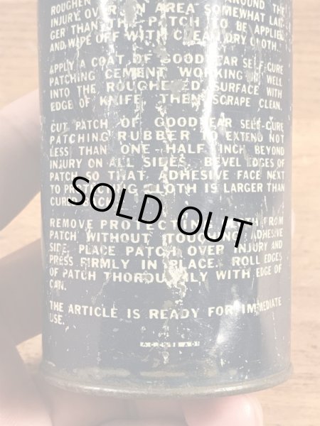 Good Yearのタイヤチューブのリペアキットが入っていた40〜50’sヴィンテージTin缶