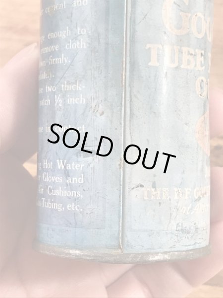 BFグッドリッチのチューブリペアキットが入っていた40〜50年代ビンテージブリキ缶