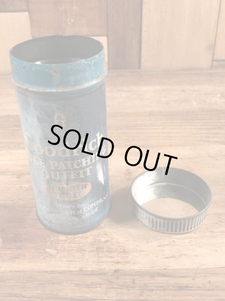 The B.F.Goodrichのチューブリペアキットが入っていた40〜50’sヴィンテージTin缶