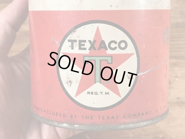 Texacoのモーターオイルの40〜50’sヴィンテージTin缶