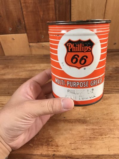 画像3: Phillips 66 Multi-Purpose Grease Tin Can　フィリップス66　ビンテージ　ブリキ缶　50年代