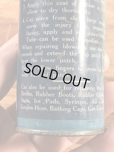 BFグッドリッチのチューブリペアキットが入っていた40〜50年代ビンテージブリキ缶