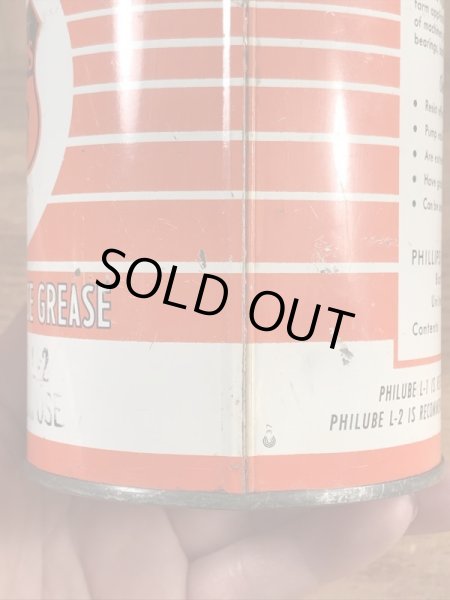 Phillips 66のマルチパーパスグリスが入っていた50’sヴィンテージTin缶