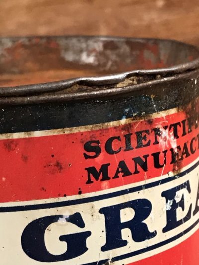 画像2: Scientifically Manufactured Grease Tin Can　グリス　ビンテージ　ブリキ缶　50年代