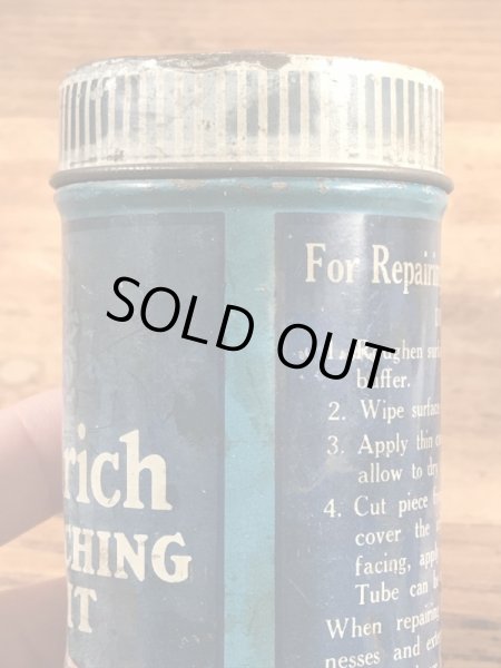 BFグッドリッチのチューブリペアキットが入っていた40〜50年代ビンテージブリキ缶