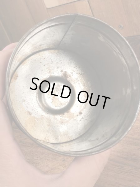 モーターオイルのPremium Lubricantが入っていた50’sヴィンテージTin缶