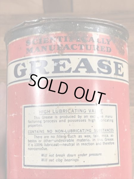 Scientifically Manufacturedのグリスが入っていた50年代ビンテージブリキ缶