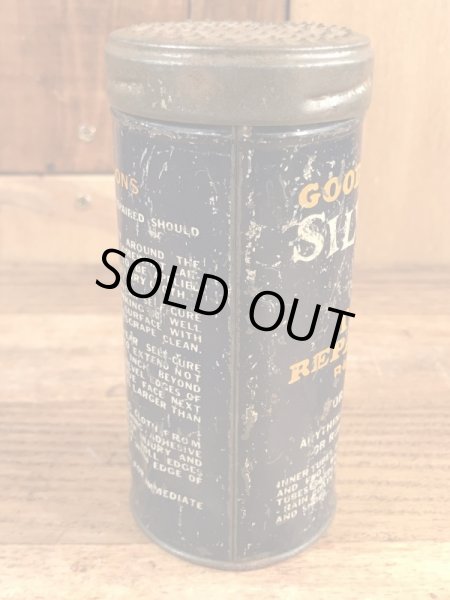 グッドイヤーのタイヤチューブのリペアキットが入っていた40〜50年代ビンテージブリキ缶