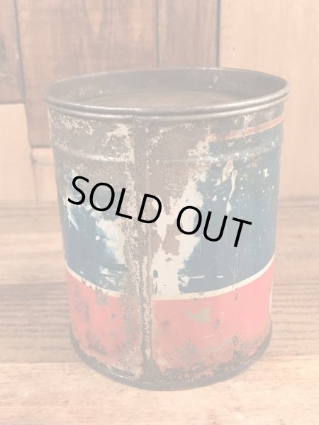 モーターオイルのPremium Lubricantが入っていた50’sヴィンテージTin缶