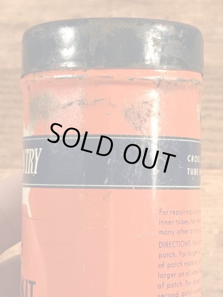 画像11: Sears Roebuck And Co “Cross Country” Tube Repair Kit Tin Can　シアーズローバックス　ビンテージ　ブリキ缶　40〜50年代 (11)