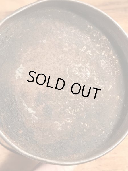 モーターオイルのプレミアムルーブリカントが入っていた50年代ビンテージブリキ缶