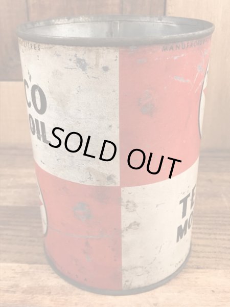 Texacoのモーターオイルの40〜50’sヴィンテージTin缶