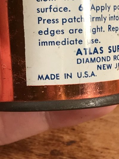 画像2: Atlas Supply “Atlas Tube Repair Kit” Tin Can　アトラス　ビンテージ　ブリキ缶　40〜50年代