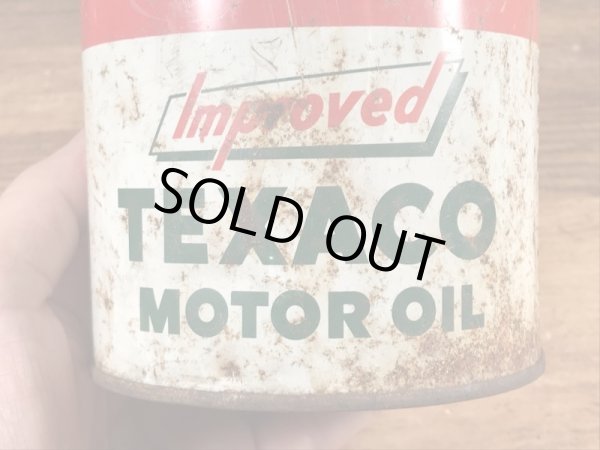 Texacoのモーターオイルの40〜50’sヴィンテージTin缶