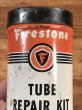 Firestoneのタイヤチューブのリペアキットが入っていた40〜50’sヴィンテージTin缶